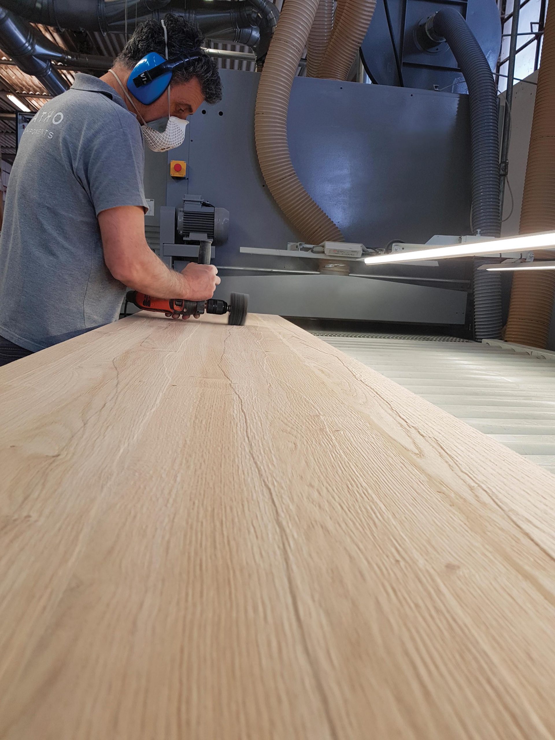 Nathwood - Fluted Wood Panels at The Surface Studio Winchester